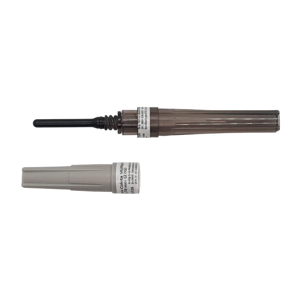 Agulha para Coleta Múltipla Descarpack 21G 0,80 x 25 mm Caixa com 100 Unidades, imagem 2