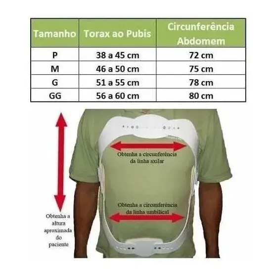 Colete Jewett Ortopédico Toracolombar Ortofly, imagem 3