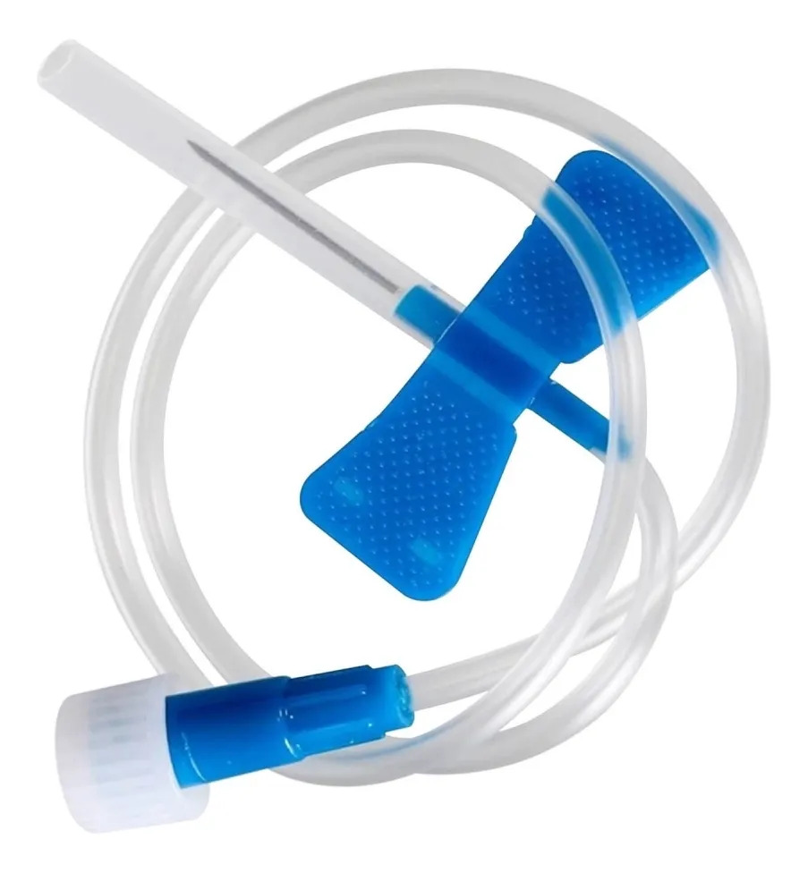 Escalpe para Infusão Uniqmed 23G com Tubo de 30 cm Caixa com 100 Unidades, imagem 2