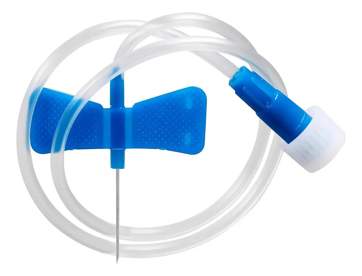 Escalpe para Infusão Uniqmed 23G com Tubo de 30 cm Caixa com 100 Unidades, imagem 3